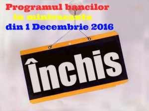 Programul băncilor în minivacanța de 1 Decembrie. Ce agenții rămân deschise item-thumbnail