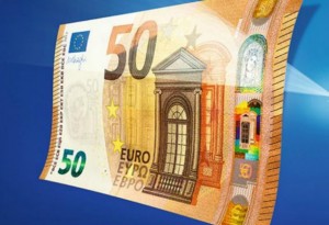 BCE a pus de astăzi în circulație noua bancnotă de 50 de euro, ce aduce noi elemente de securitate item-thumbnail