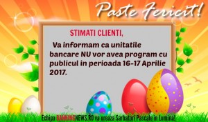 Programul unităţilor bancare în perioada Sărbătorilor Pascale item-thumbnail