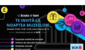 Școala de bani își deschide porțile în Noaptea Muzeelor, cu o expoziție de 53 de monede de aur, ateliere interactive de educație financiară și provocări în realitatea virtuală item-thumbnail