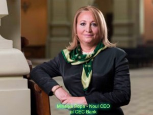 Mihaela Popa, noul Director general – Presedinte al CEC Bank, pozitie interimara item-thumbnail