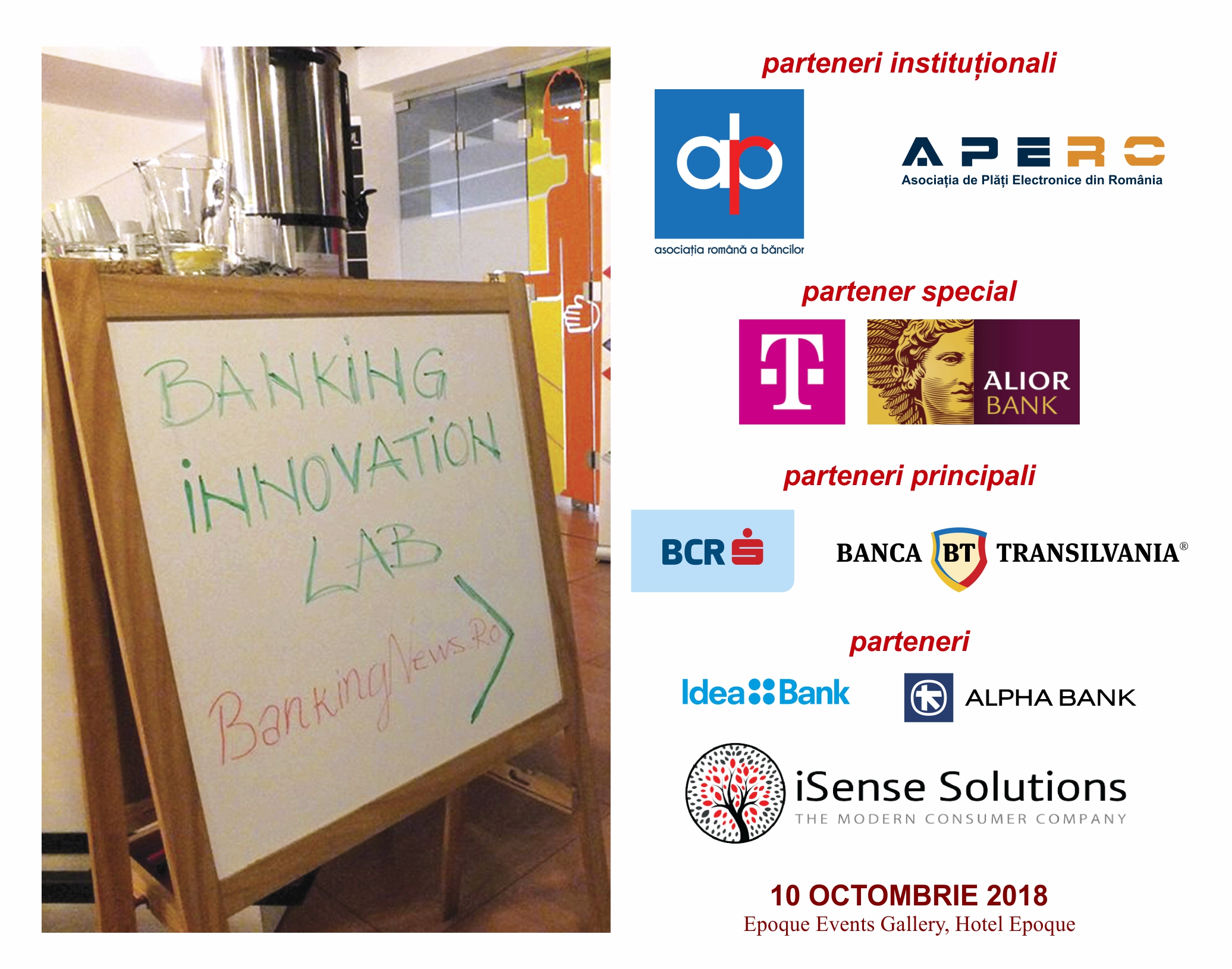 Speakeri de top la Conferința BANKING INNOVATION LAB, unde aflăm ”Cum arată o bancă modernă în percepția românilor” Speakeri de top la Conferința BANKING INNOVATION LAB, unde aflăm ”Cum arată o bancă modernă în percepția românilor”