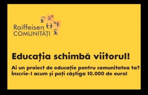 10 proiecte vor fi finantate prin programul Raiffeisen Comunitati cu cate un grant de 45.000 lei item-thumbnail