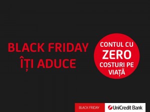 Cu ce oferte vin băncile de Black Friday. Unicredit: primele 1.000 de persoane fizice, tranzacții fără costuri, pe viață item-thumbnail