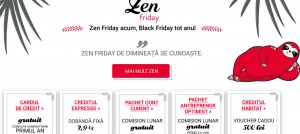 Cu ce oferte vin băncile de Black Friday. BRD mizează pe Zen Friday, renunțând la comisioane și dobânzi și oferind vouchere cadou item-thumbnail