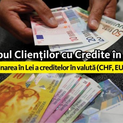 Clientii nemultumiti au format Grupul Clientilor cu Credite in CHF si au lansat o petitie online pentru denominarea creditelor in lei