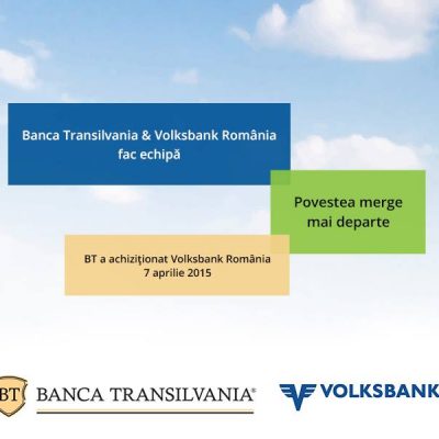 Mesajul Bancii Transilvania, dupa achizita Volksbank: Povestea merge mai departe!