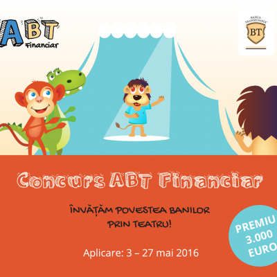 Banca Transilvania lansează concursul Învățăm povestea banilor prin teatru. Elevii din clasele I-IV învață despre bani, filmează piesa de teatru şi câştigă premiul de 3.000 de euro