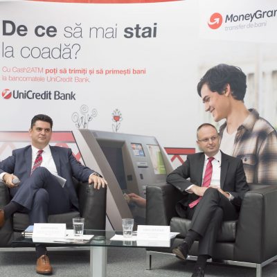 Premieră în România: MoneyGram şi UniCredit Bank lansează serviciul internațional de transfer bancar, Cash2ATM,  ce permite clienților să trimită și să primească bani 24/7