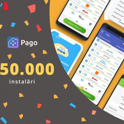 Aplicația Pago a fost descărcată de 150.000 de ori în decurs de un an