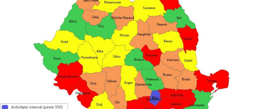 Harta banking-ului românesc dezvăluie oglinda prosperității din România și discrepanțele majore dintre zone. 10 județe se zbat în uitare, neputință și sărăcie!