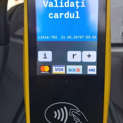 Calătorii contactless la STB, direct din autobuz. BCR a implementat plata cu cardul direct în mijloacele de transport în comun din Capitală