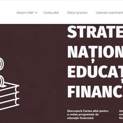Un nou pas în etapa de elaborare a Strategiei Naționale de Educație Financiară: ARB, BNR, Ministerul Educației, ASF și Ministerul Finanțelor  au lansat o platformă interactivă de educație financiară unde pot fi înscrise toate programele din domeniu