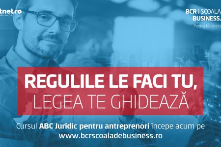 BCR Școala de Business, în parteneriat cu Avocatnet.ro, lansează cursul ABC Juridic cu informații legislative esențiale pentru antreprenori